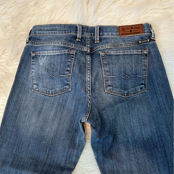 Lucky Brand Sofia Straight 6/28 Blue Jeans - Picture 8 of 8